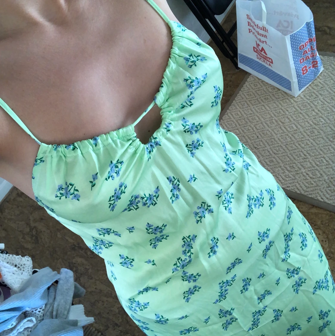 Sommarklänning med slits från Bershka  - 91