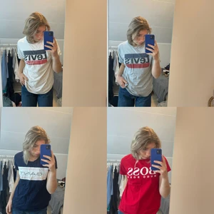 Märkes T-shirts - Märkes T-shirts. Vans, Levis, Hugo boss, Calvin Klein mm. 50kr/st eller 80kr/2 150kr/4 200kr/6   Frakten ingår. Storlek XS-L                              HUGO BOSS ÄR SÅLD!