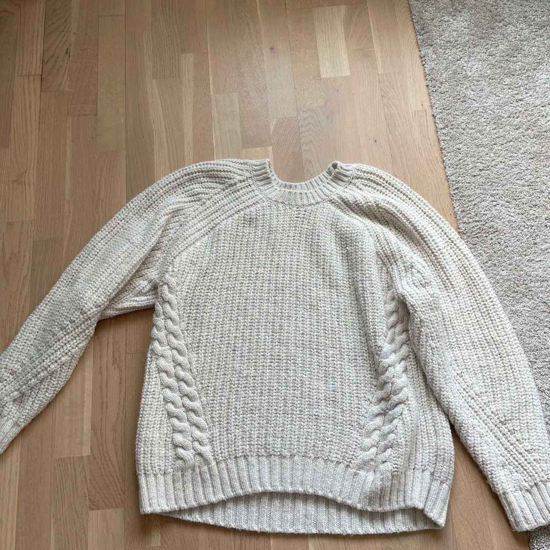 Oversized stickad tröja