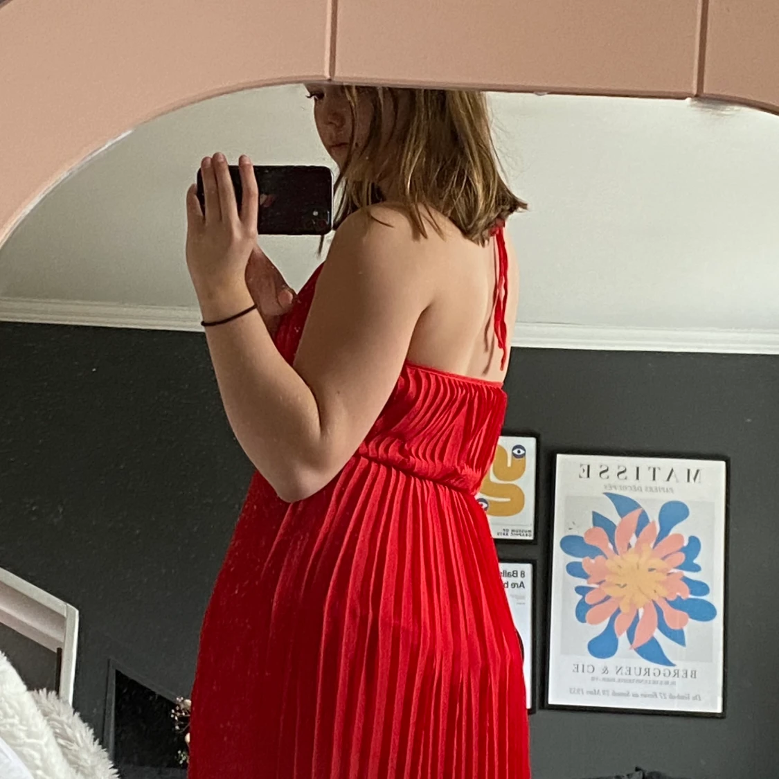 Röd klänning köpt på ASOS - 91