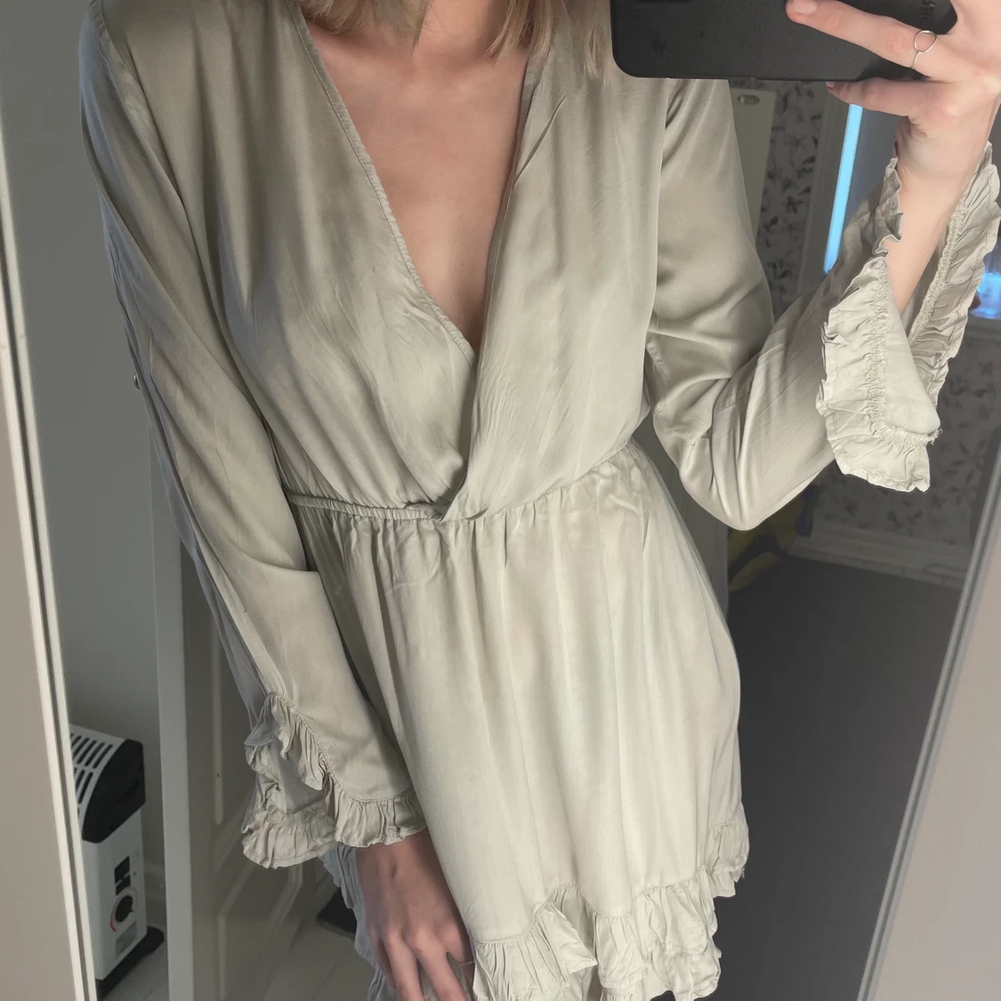 Mintgröna klänning