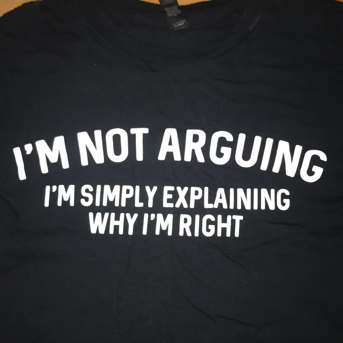 Im not arguing, im simply explaining why im right - 91