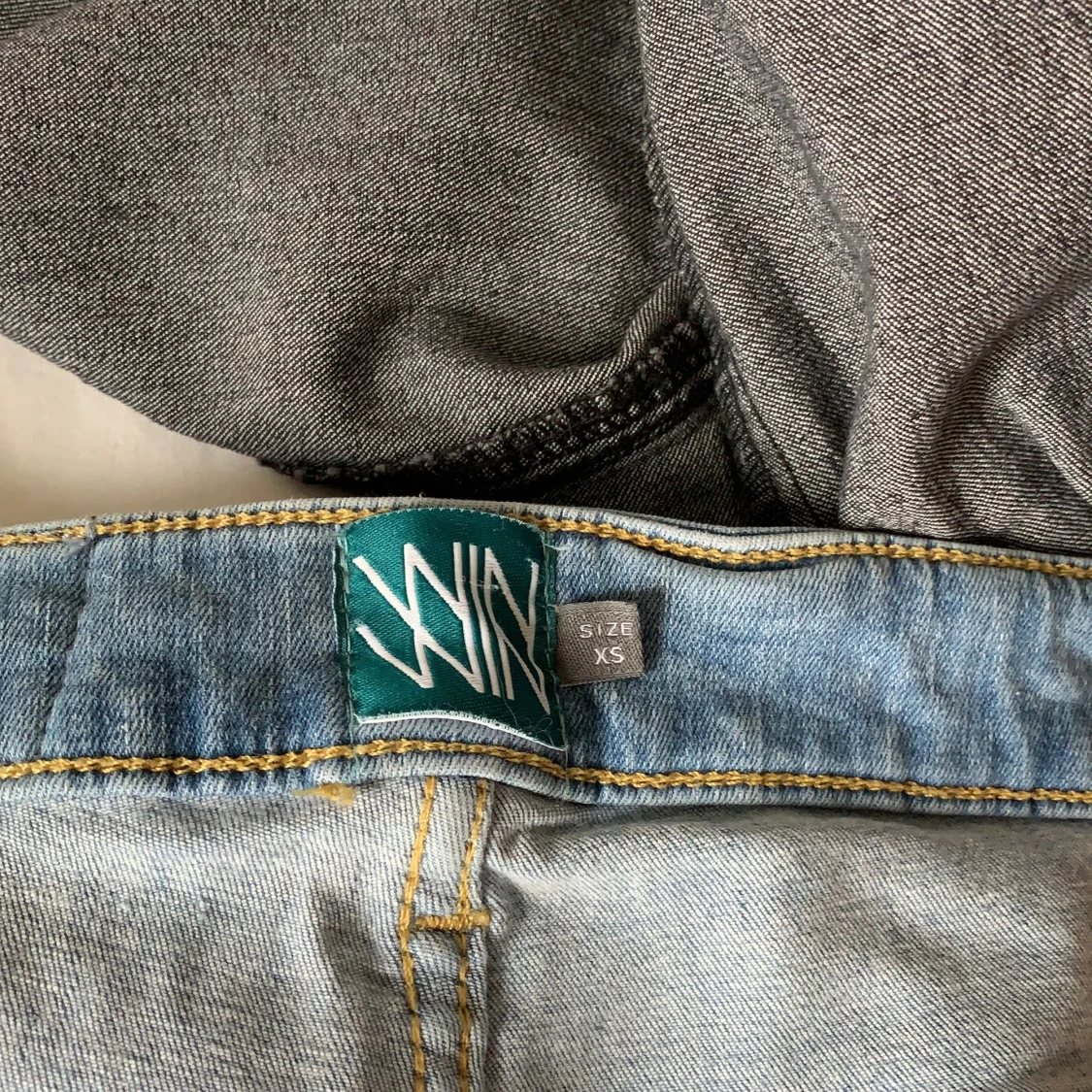 Blåa bootcut jeans - 91