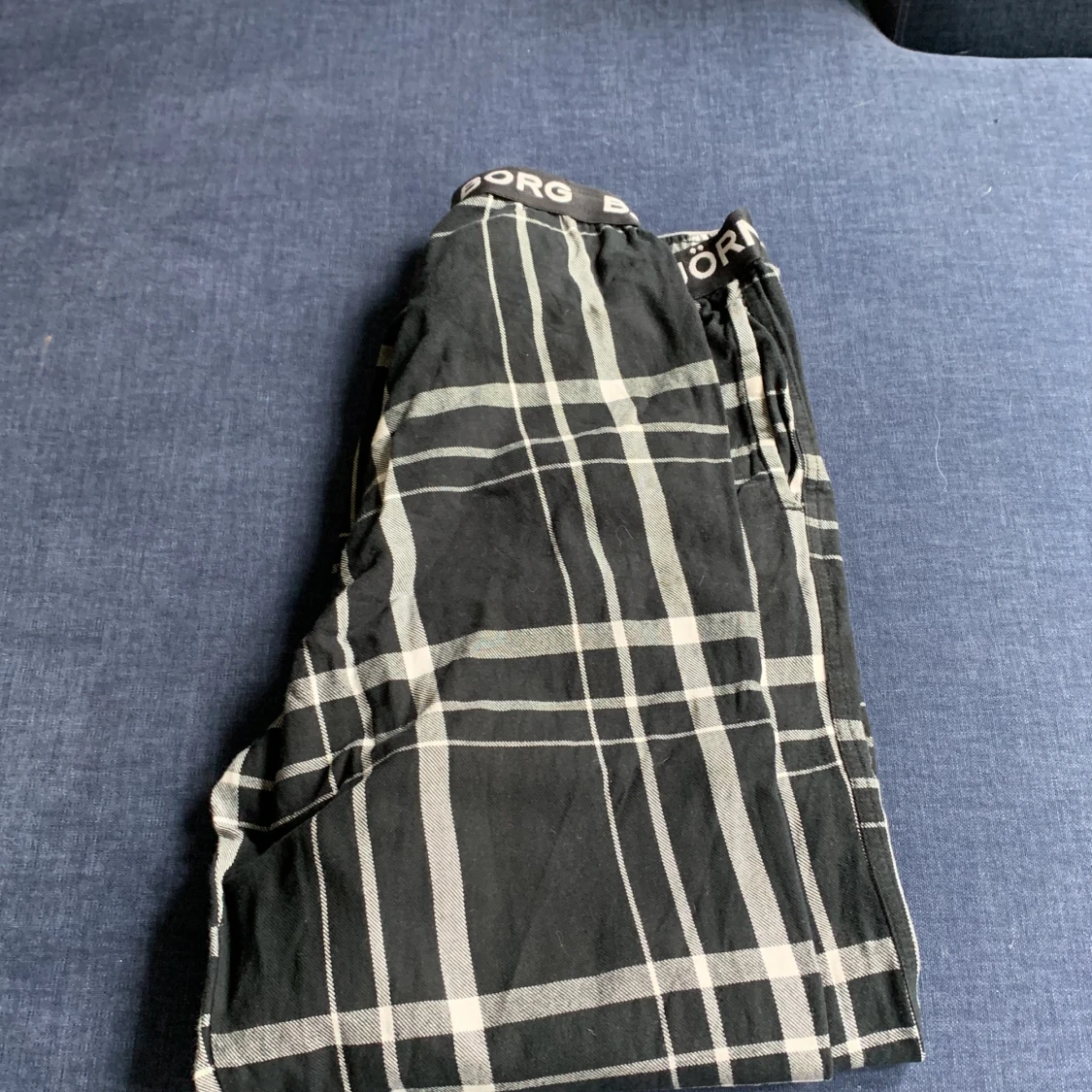 Svarta rutiga byxor från Björn Borg - 1