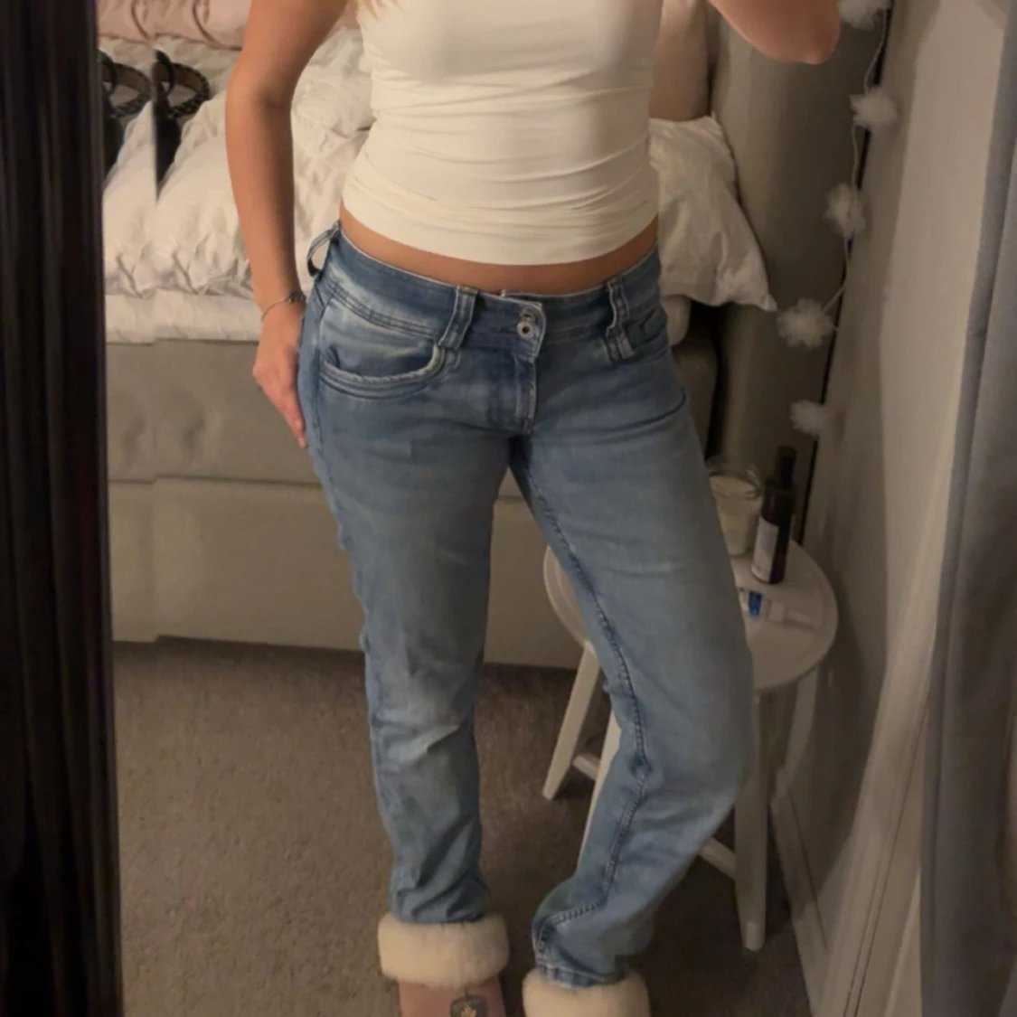 Ljusblå jeans ifrån pepe jeans 