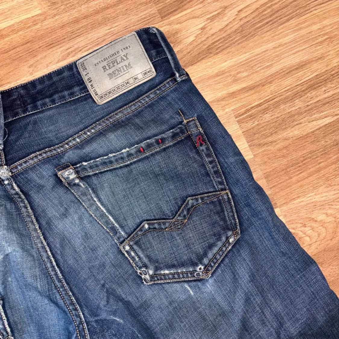 Replay Waitom blå jeans straight fit - 4