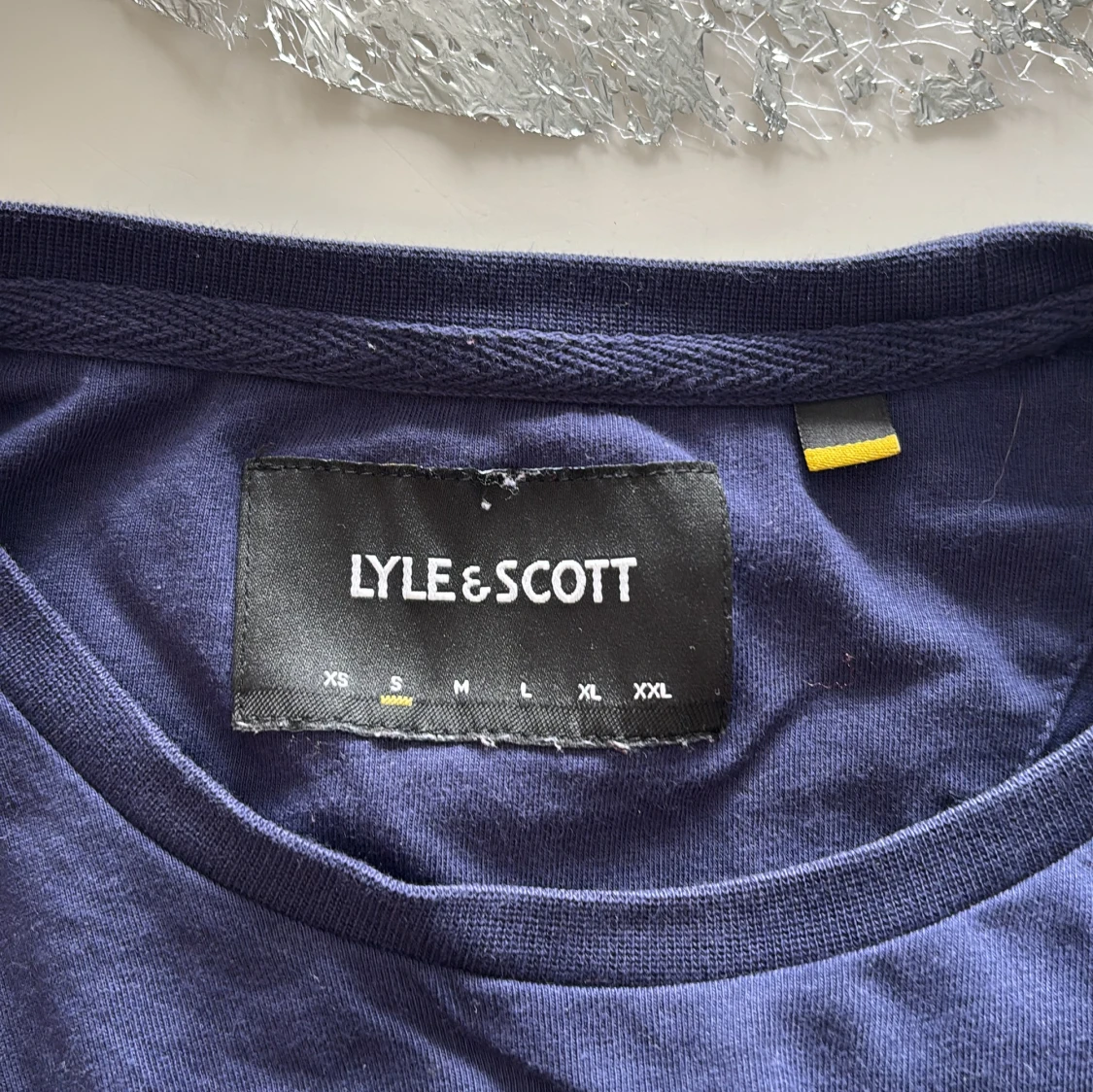 Marinblå långärmad tröja Lyle & Scott - 3