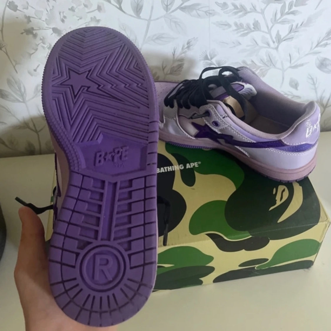 BAPE STA lila sneakers - 1
