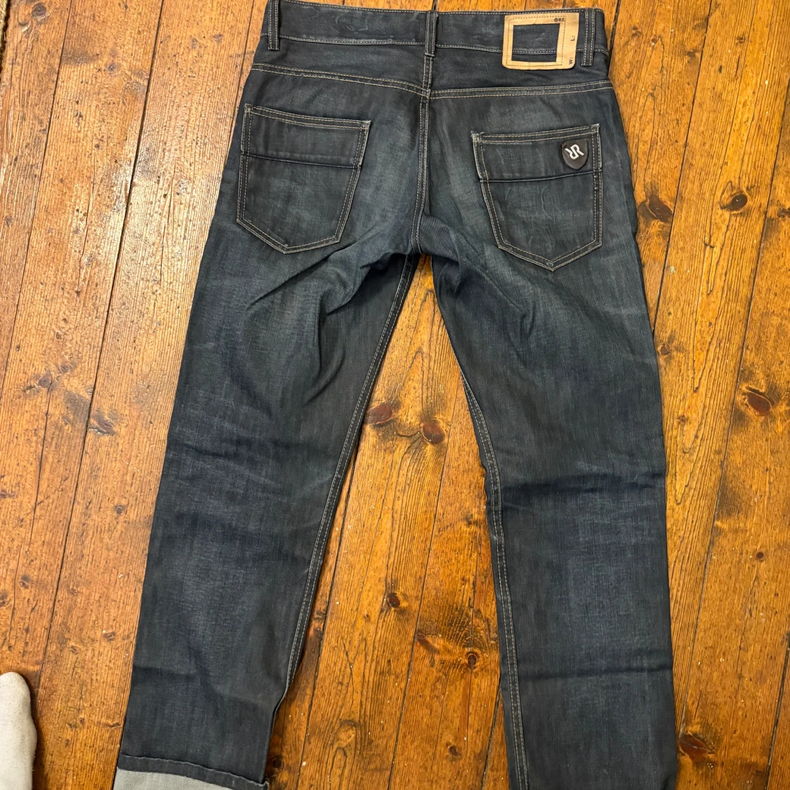 Replay mörkblå jeans, rak modell - 1