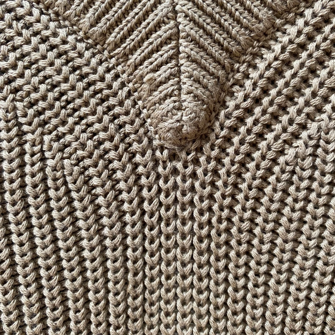 Beige stickad väst Massimo Dutti - 2