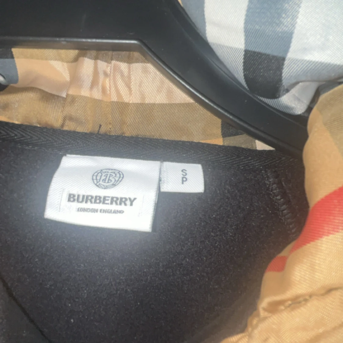 Svart Burberry hoodie med dragkedja - 4