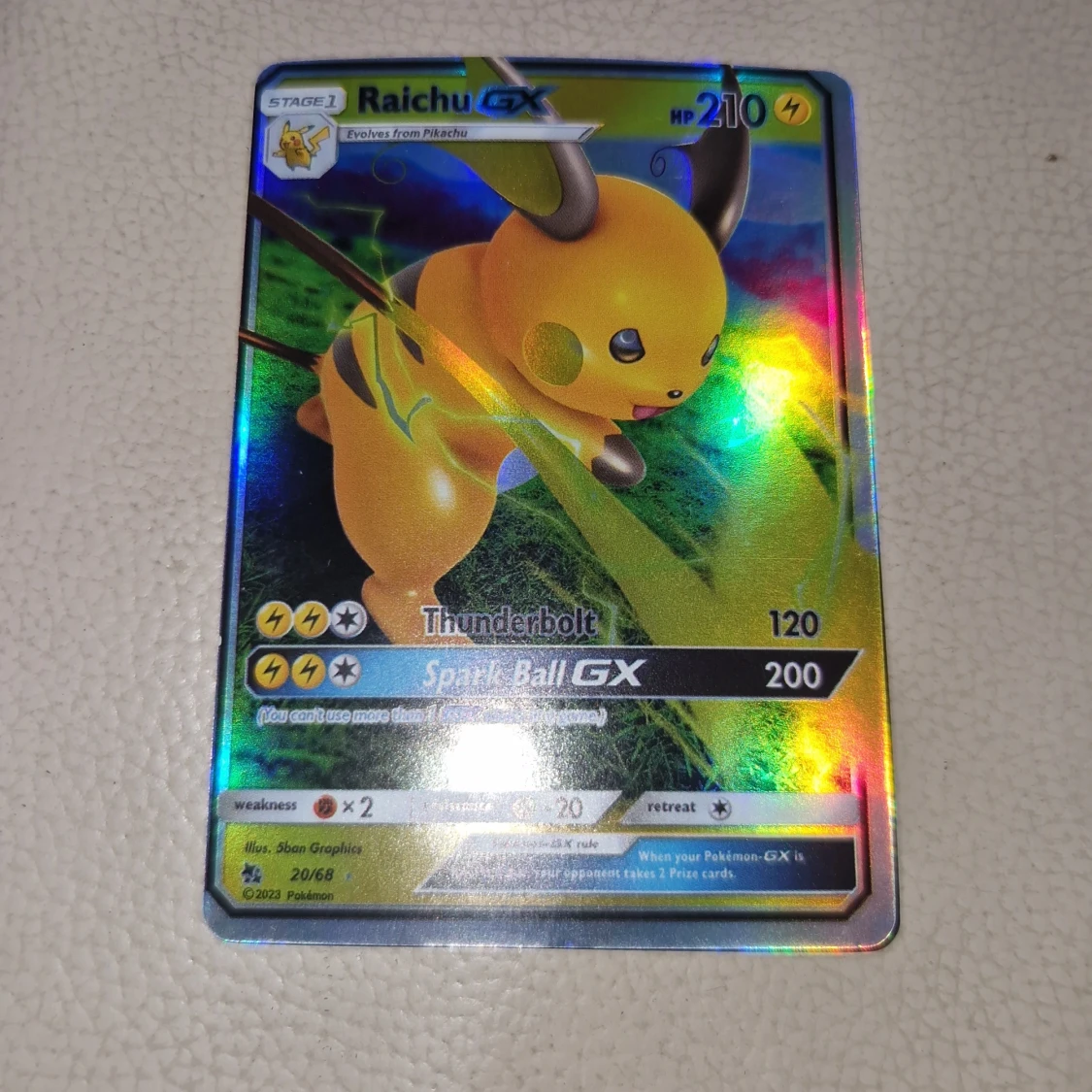 Raichu GX pokemon kort - 2