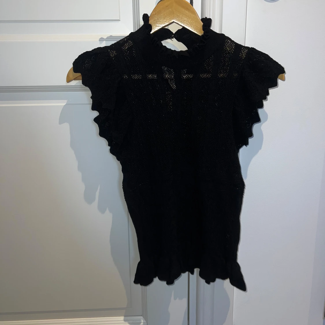 Svart spetsblus  - 1