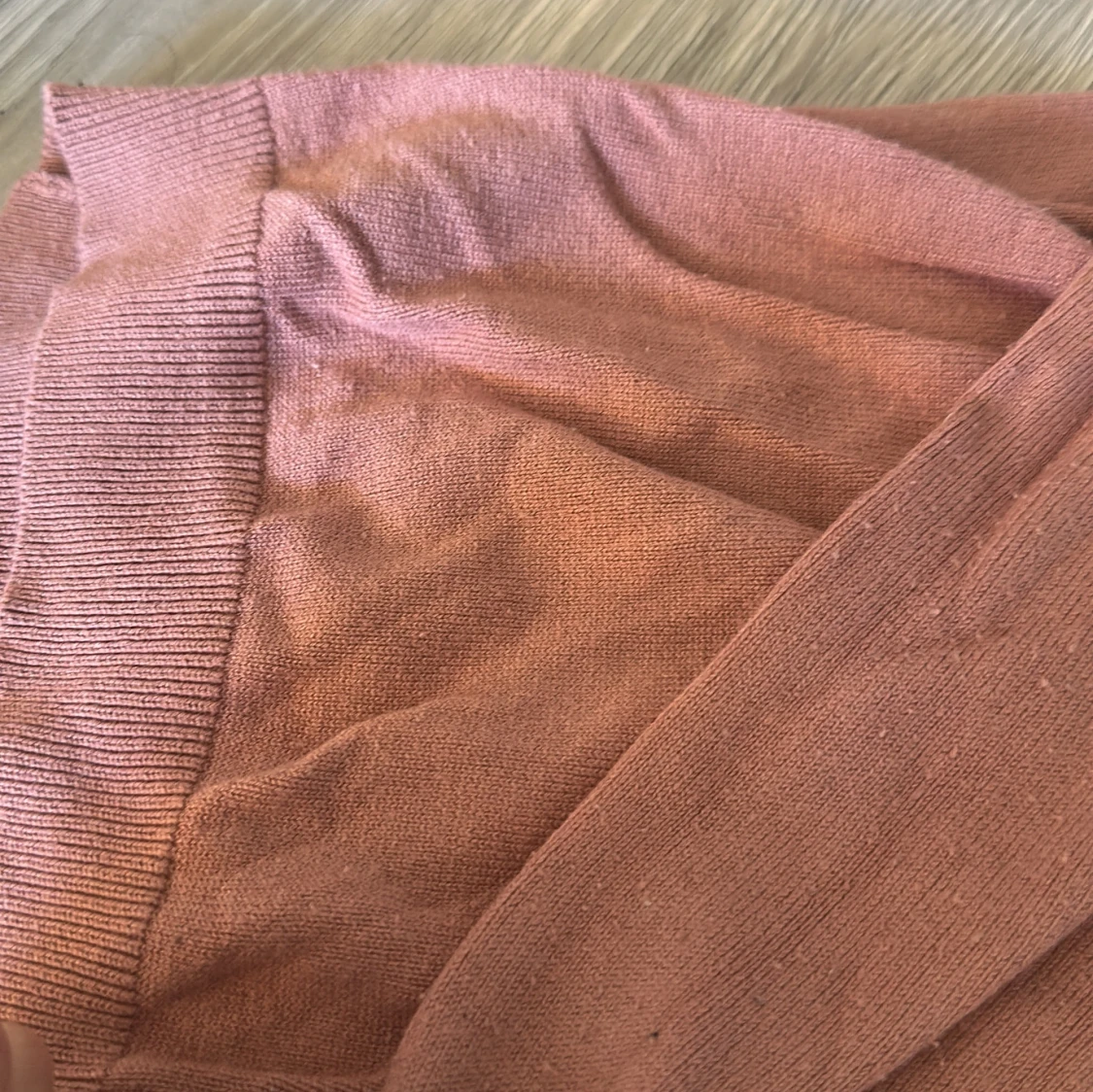 Rostbrun stickad tröja H&M - 2