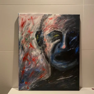 Tavla - Målad tavla med akryl. Budgivning som gäller så priset startar på 500kr och minsta höjning är 50kr. Budgivningen gäller i 48 h