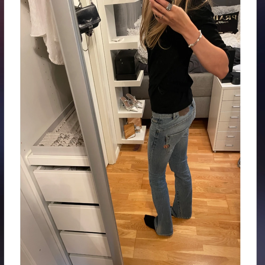 Low waist bootcut jeans - 2