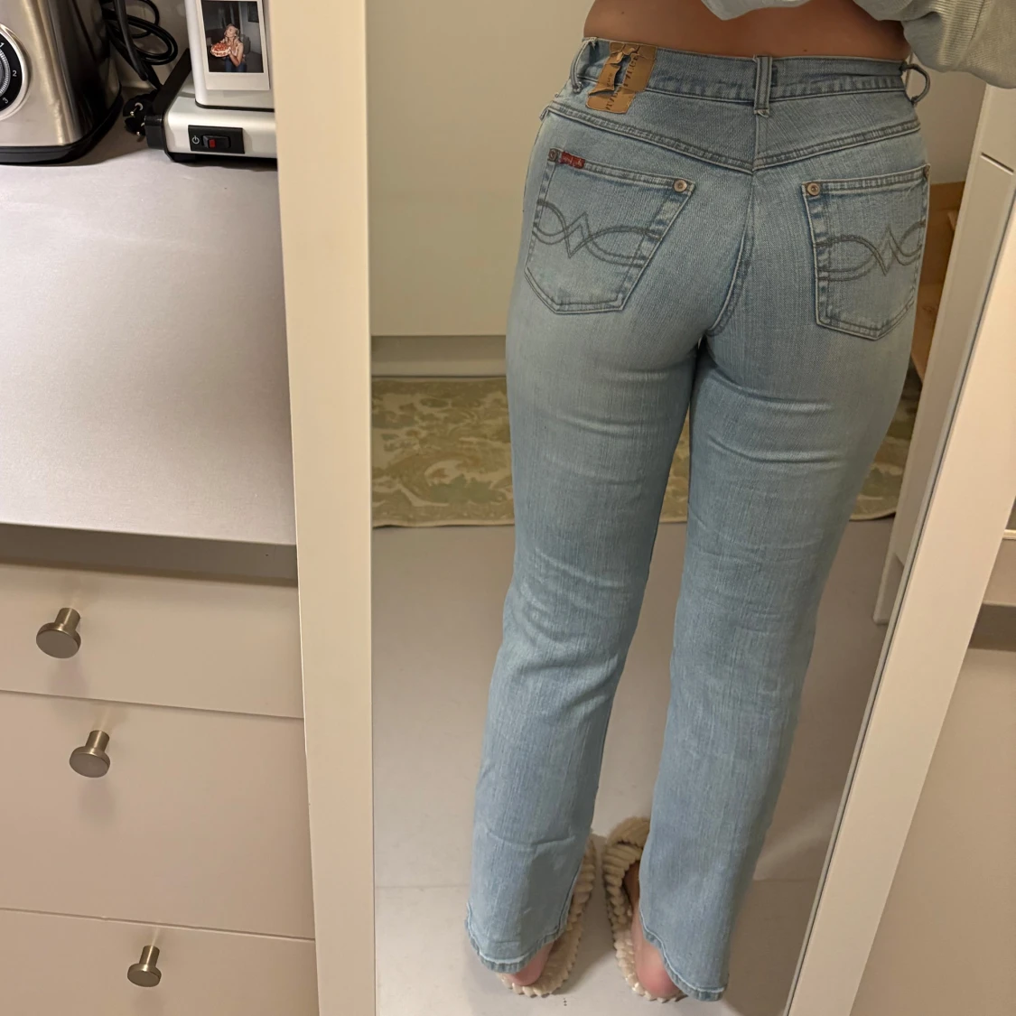 Ljusblå raka jeans från Marc Lauge Italy - 2