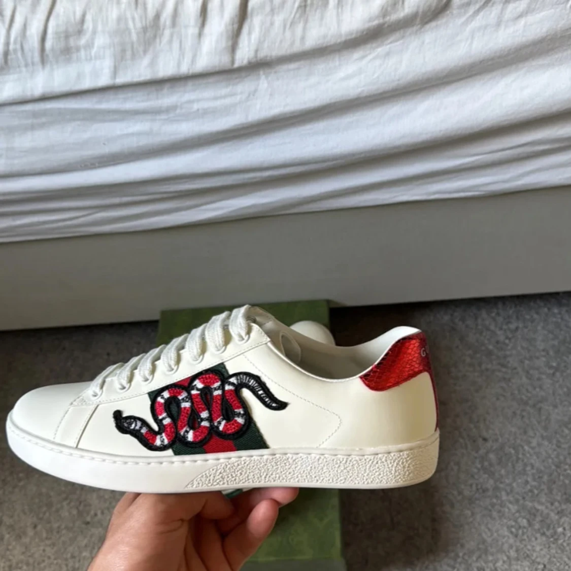 Gucci Ace sneakers med orm brodyr - 2