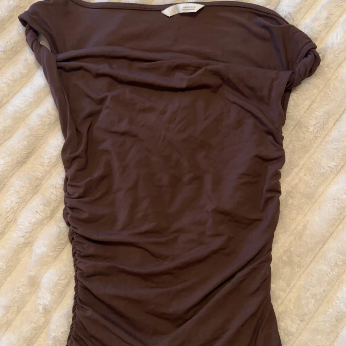 Brun topp från zara - 3