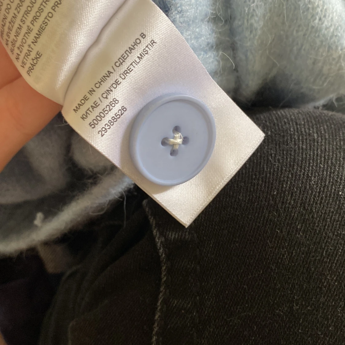 Ljusblå croppad kofta Carin Wester - 4