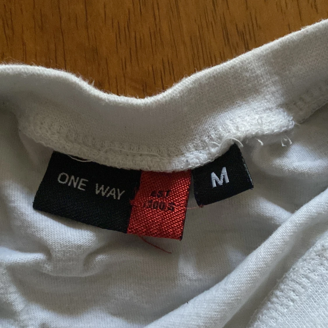 Svartvit långärmad tröja One Way - 3