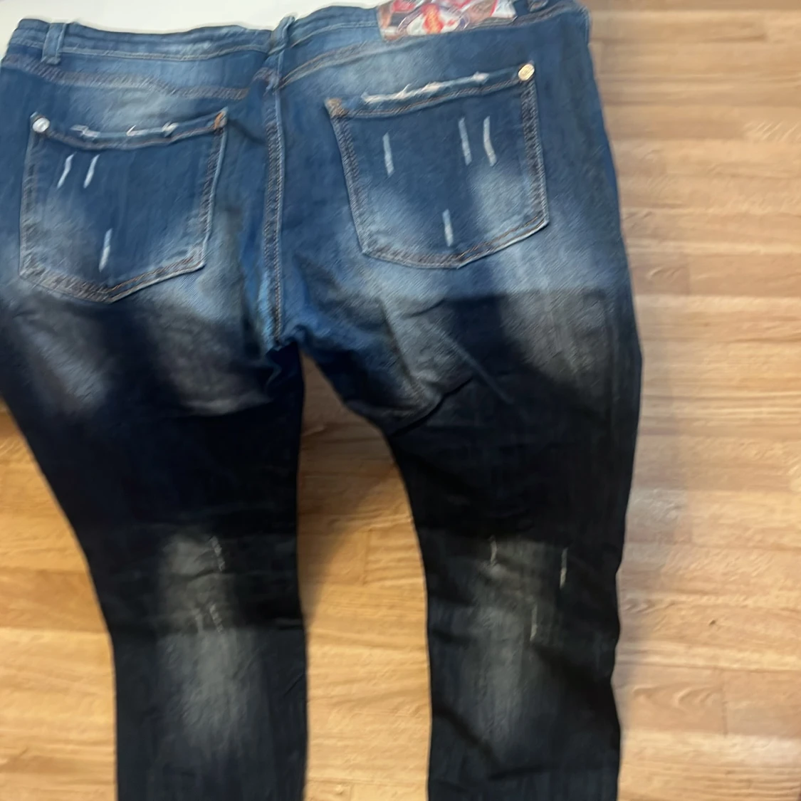 Dsquared2 slitna blå jeans - 1