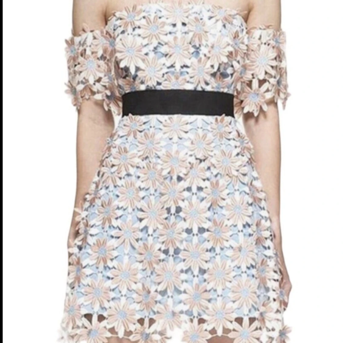 Blommig kortklänning från Self-Portrait - 2