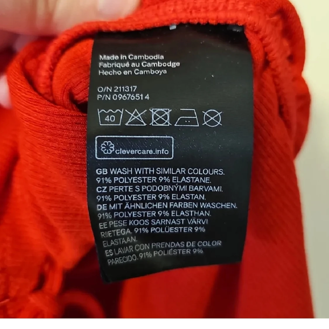 Röd kortklänning från H&M Divided - 3