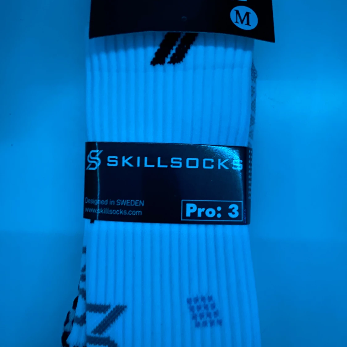 Vita träningsstrumpor från Skillsocks Pro 3