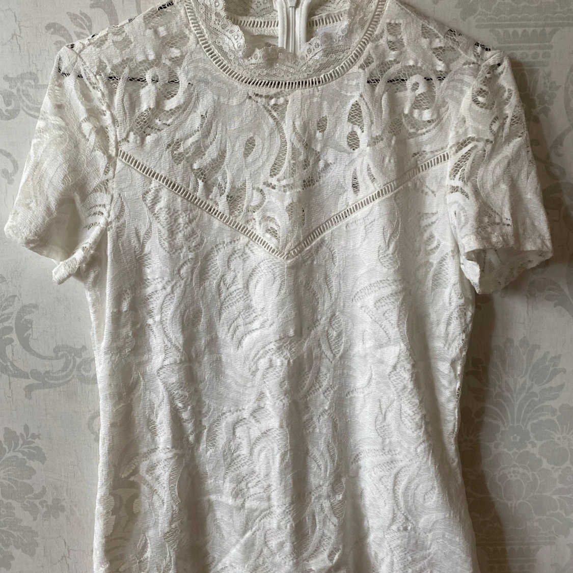 Vit spetsblus från VILA - 4