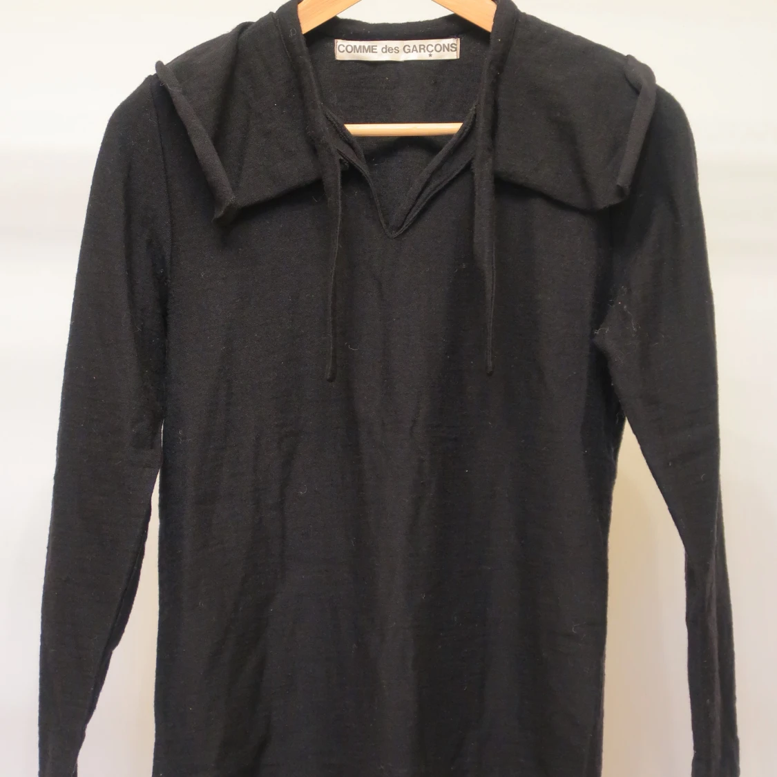 Svart långärmad tröja Comme des Garçons