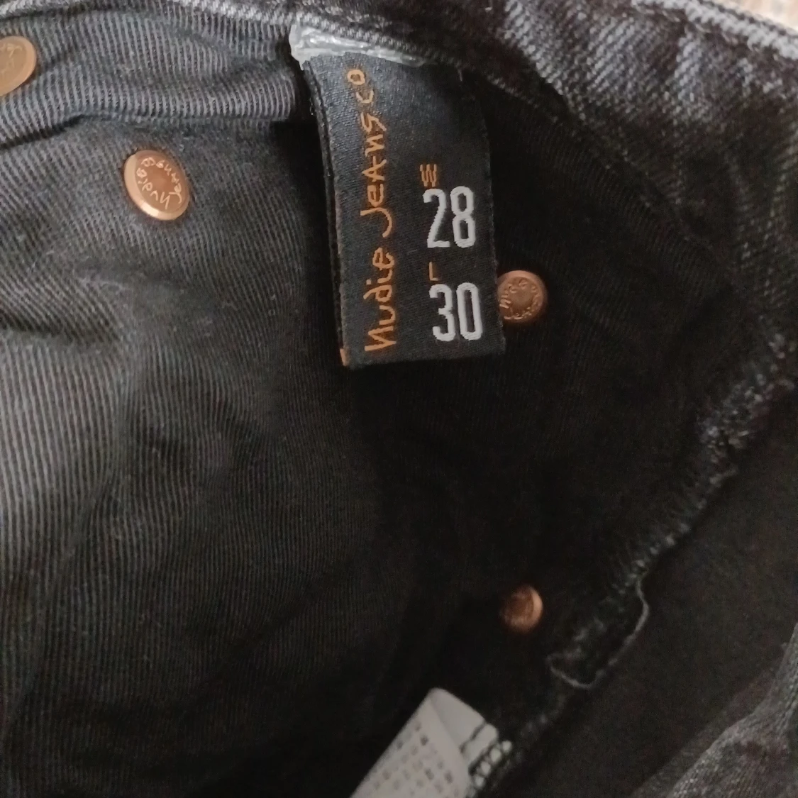 Svarta jeans från Nudie Jeans, 28/30 - 2