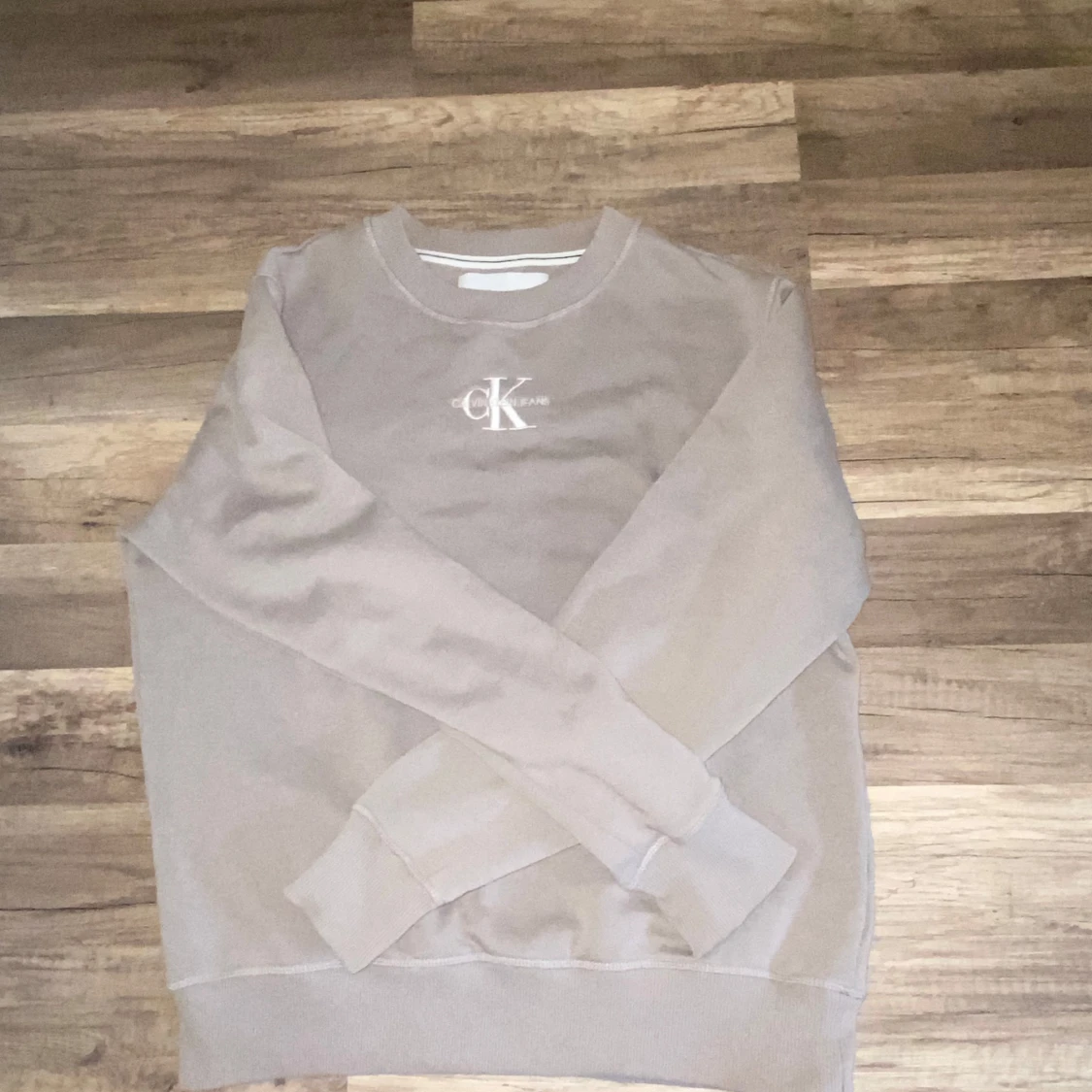 Beige Calvin Klein Jeans sweatshirt