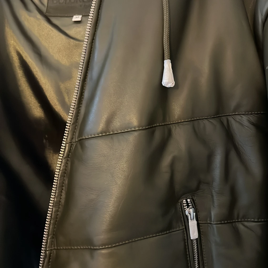 Grön skinnjacka från Bolongaro Trevor - 4