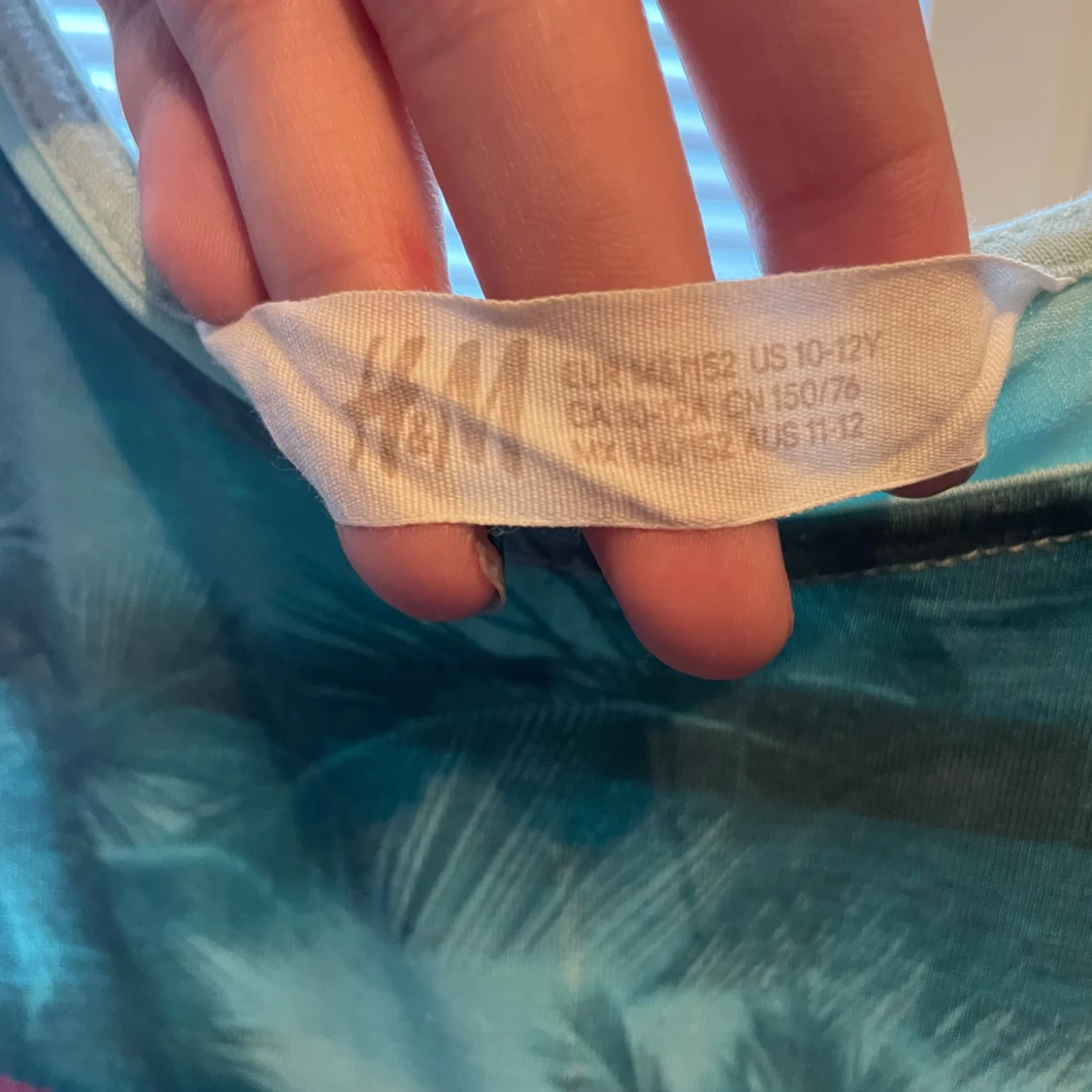 Grön linnetopp med palmmotiv H&M - 2