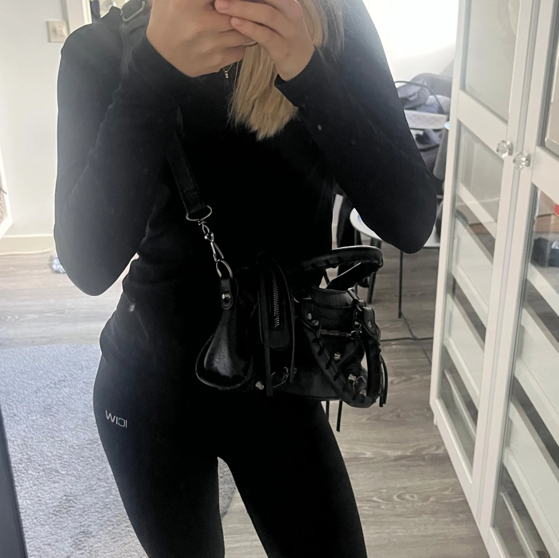 Svart läderväska - 3