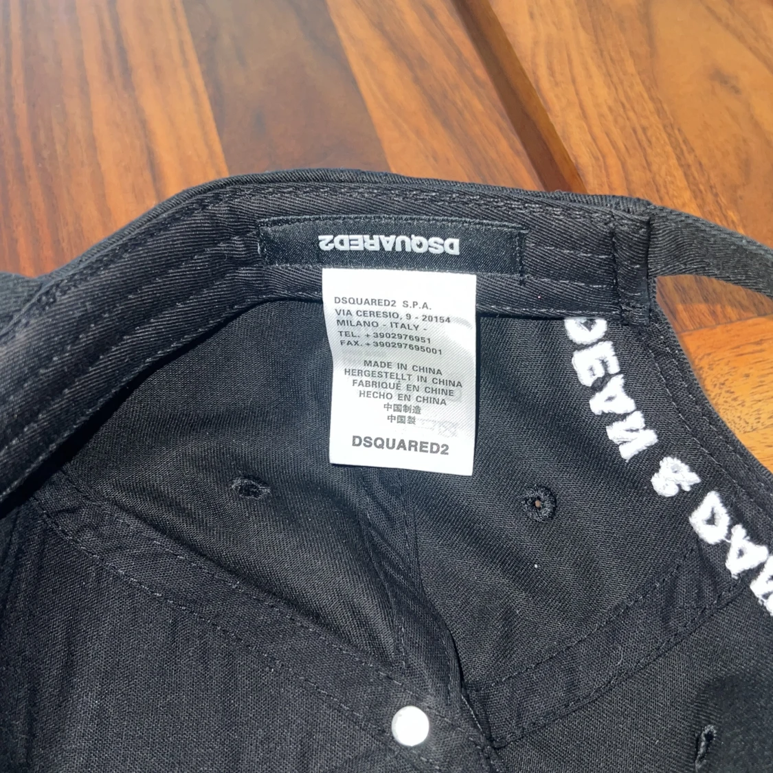 Svart keps från Dsquared2 - 2