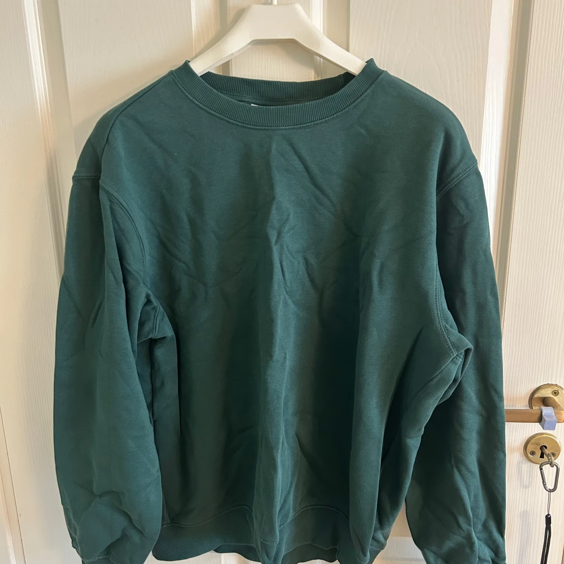 Grön sweatshirt från Weekday