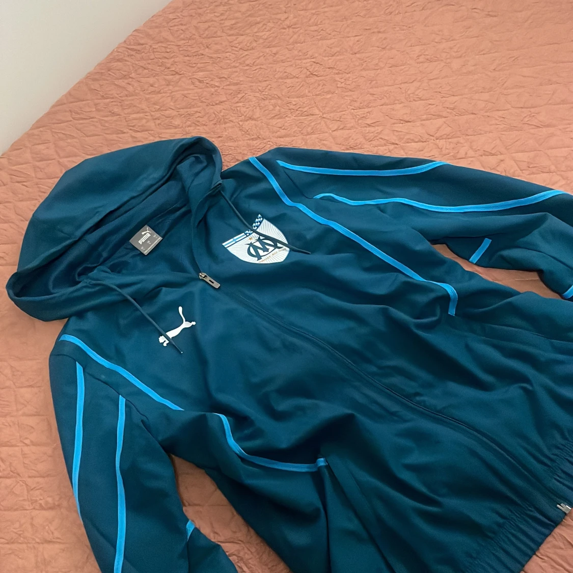 Blå vindjacka Puma Marseille S - 1