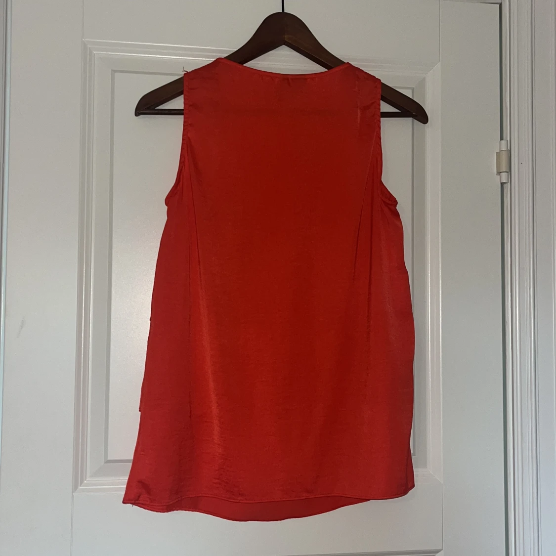 Röd volanglinne från Mango - 1