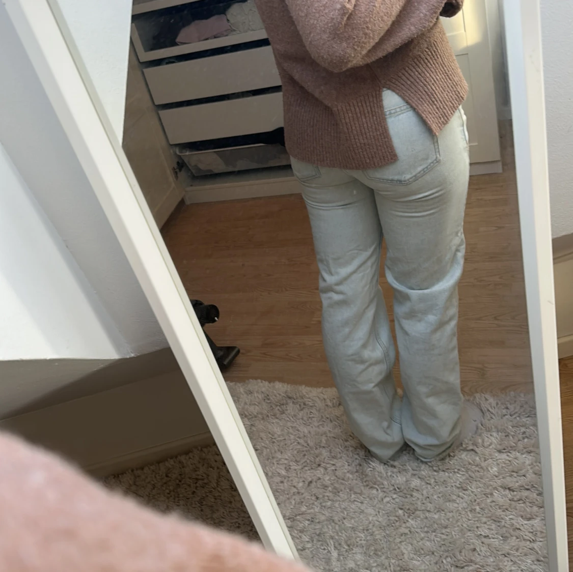 Ljusblå raka jeans - 1