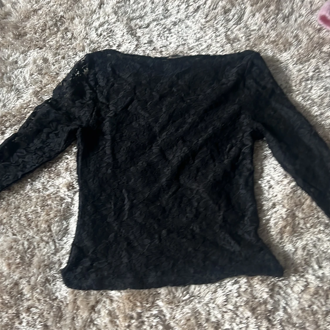 Svart spetsblus från BikBok - 1