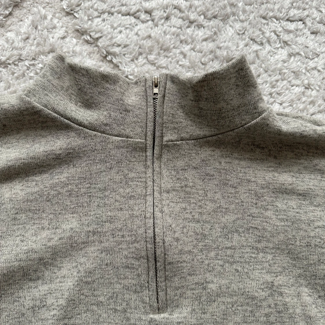 Grå halvzip tröja - 1