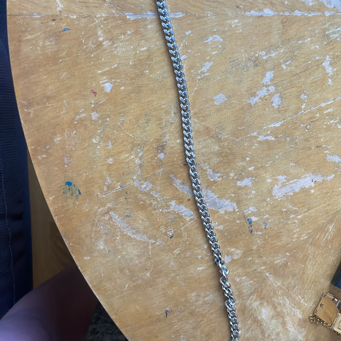 Silverfärgat armband och halsband i kedjemodell - 4