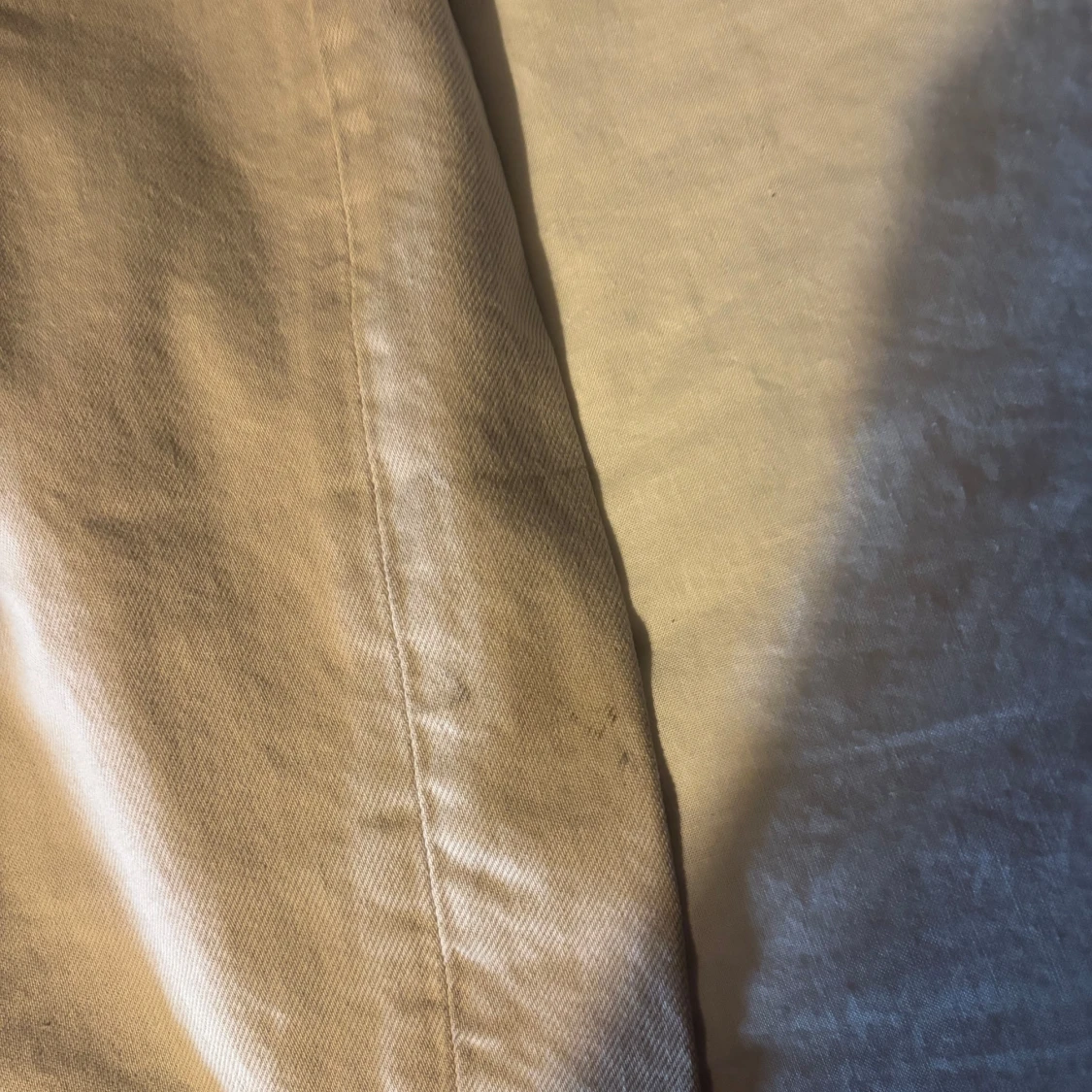 Grå/beigea raka byxor  - 2