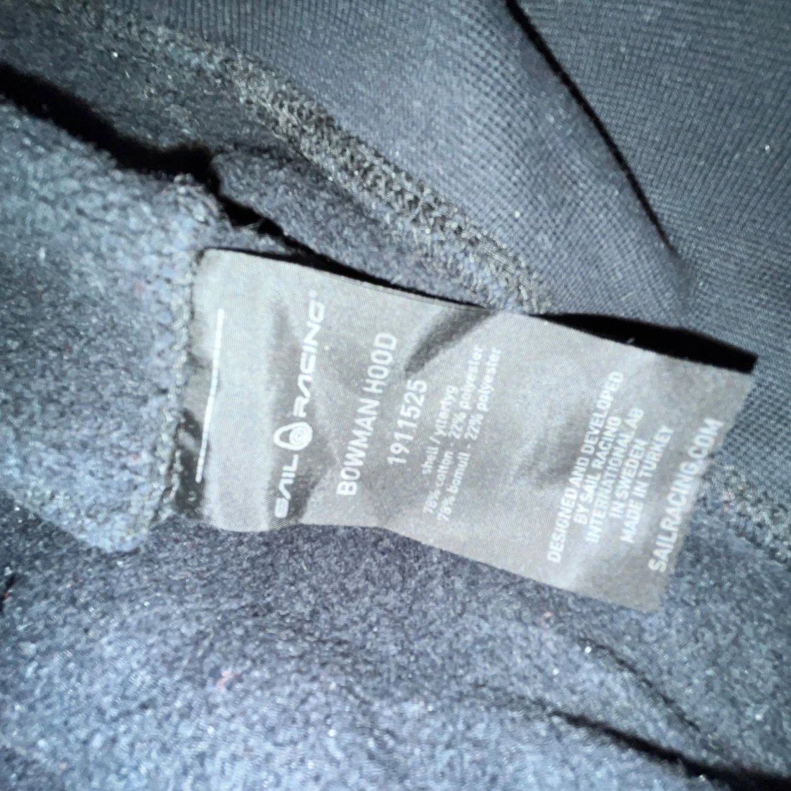 Svart Sail Racing hoodie - 3