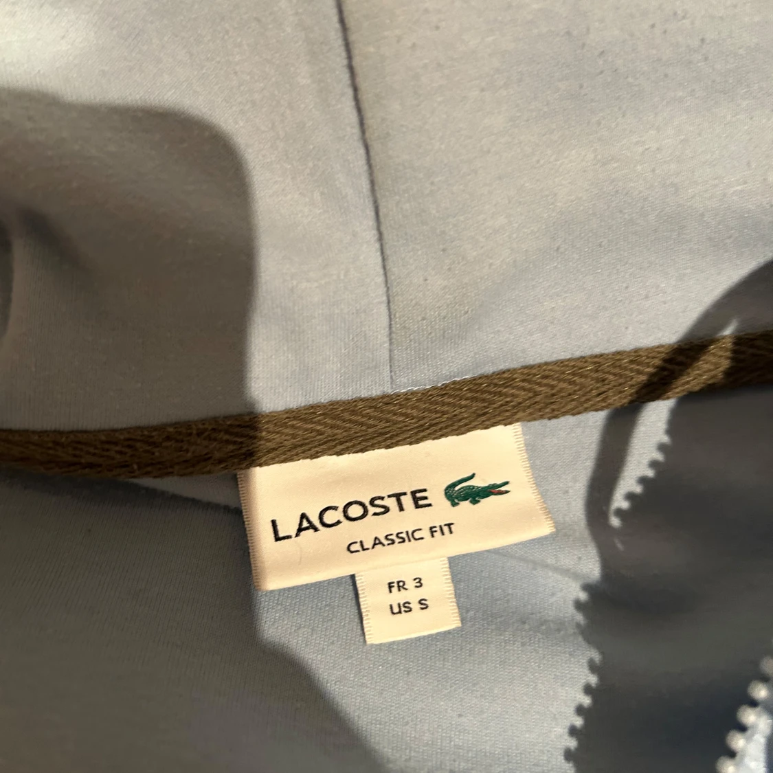 Lacoste zip hoodie ljus blå - 3