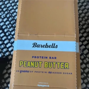 PEANUT BUTTER PROTEIN BAR -  Barebells Peanut Butter proteinbars. Varje bar innehåller 20 gram protein och inget tillsatt socker. 30 bara för 250 kr och 10 kr per par i styck. 