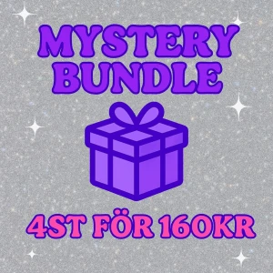 Mystery Bundle med 4st set presson-naglar (XS) - 🎁 4 st handgjorda presson-naglar för 160kr – slumpade stilar! 💅 Cute, baddie, glitter, kawaii – du vet aldrig vad du får 🤔 Svårt att välja? Då är detta perfekt! 🌈 Testa nya looks du kanske aldrig hade klickat hem själv ♻️ Återanvändbara & prep-kit ingår!