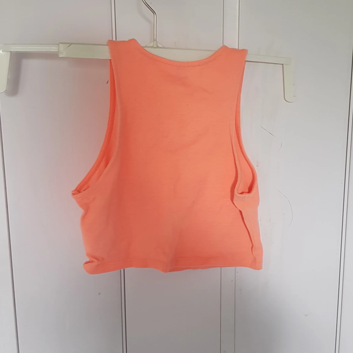 Neonorange linnetopp från H&M Divided - 1